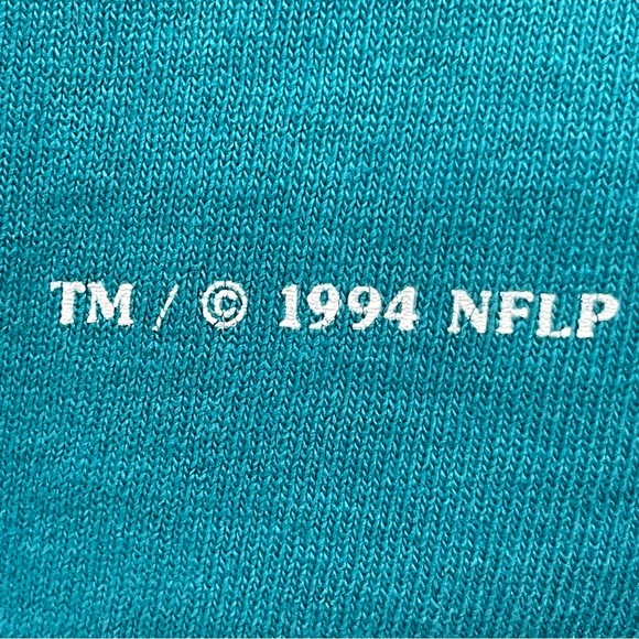 Vintage 1994  Nutmeg Miami Dolphins NFL T-shirt Size Large - Picture 3 of 12